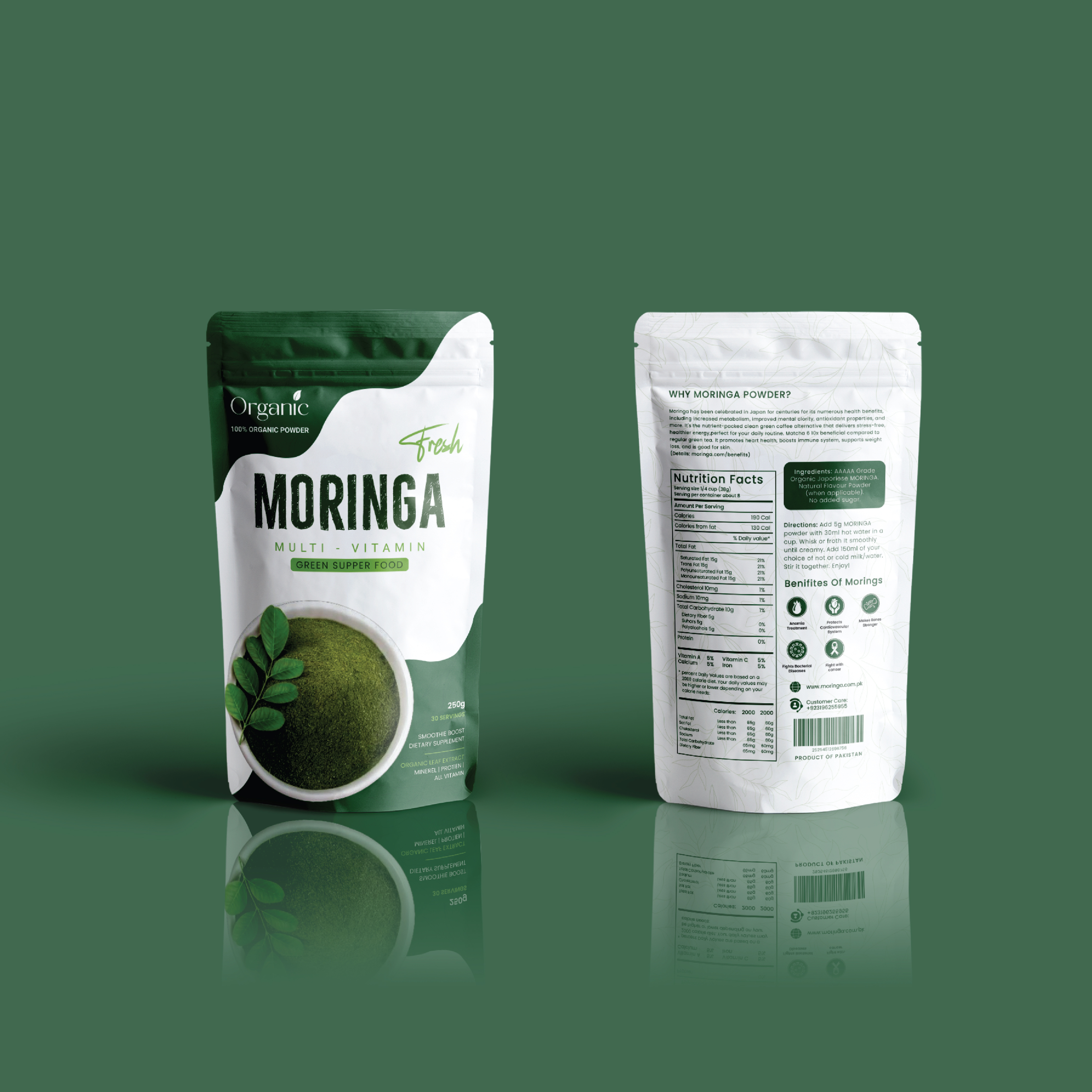 Example of Design Custom Standup Pouch Packaging