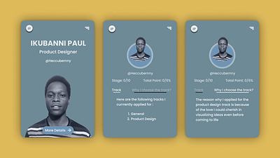 Simple Intro Card branding design illustration ui ux