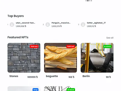 nft marketplace blockchain design front end frontend nft ui ui design web3