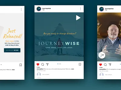 JourneyWise brand brand identity digital marketing graphic design graphic styling instagram social marketing social media visual identity