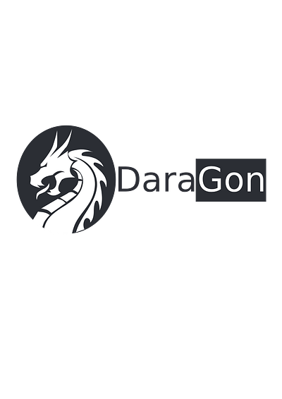 Logo Design black logo branding circle logo daragon logo design dragon logo graphic design illustration logo vector