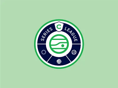 Badge Outtake badge circle lockup logo patch