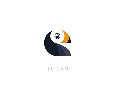 Tucan logo design adobe illustrator animal bird brand branding design geometric graphic graphic design illustration logo mark minimal modern symbol tucan ui ux vector