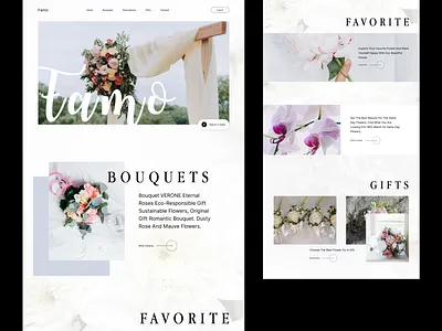 Flower Gift Shop Web app birthday flower design designer ecommerce flower flower pots flower shop garden gift gift shop ios landing page minimal online shop trending uiux web web ui website