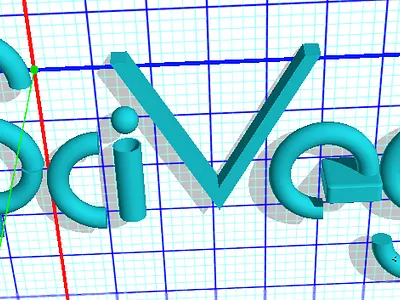 SciVeg 3d art environment graphic logo namebranding otg scivegan