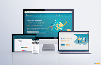 Recruitment System application freelancer hr landing page recruitment responsive tablet ui ux website