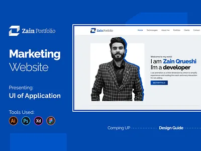 Marketing Landing Page adobe xd figma graphic design marketing tools ui uiux website