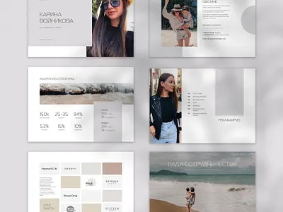 Media Kit design graphic design media media kit mediakit presentation slides social media ui