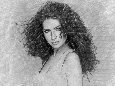 Hand Pen Sketch Photoshop Effect sketch