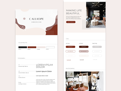 Brand - Interior Design Studios brand branding design logo style style tile ui