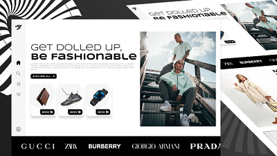 Urban E-Commerce Fashion Website UI Design by PremCodes branding design ui ui design website design