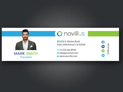Clickable HTML email signature sample 1 clickable email signature email signature html