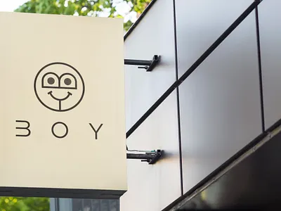 BOY NAME LOGO app brand branding company design ekslusive graphic design head illustration logo logode logoname