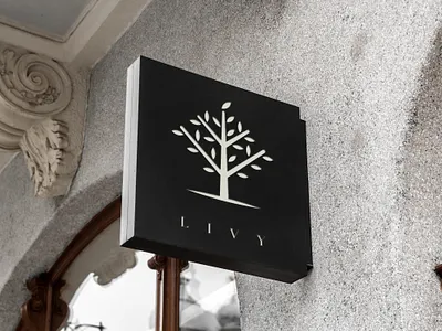 LIVY TREE LOGO app brand branding design graphic design illustration logo logodesign logotree tree