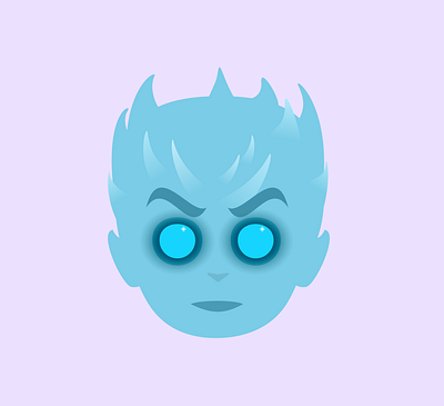 Avatar Picture Icon Flat Design Portraits avatar branding design digital art flat game of thrones graphic design icons illustration logo night king ui