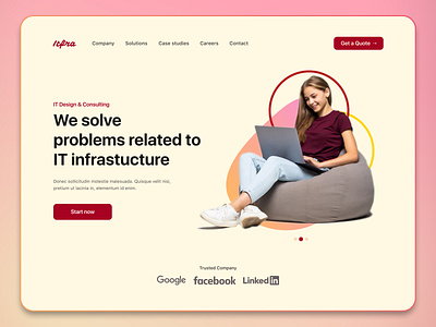 Landing Page - Hero Section | Janak Shrestha - UI Designer design hero section homepage janak shrestha landing page ui website