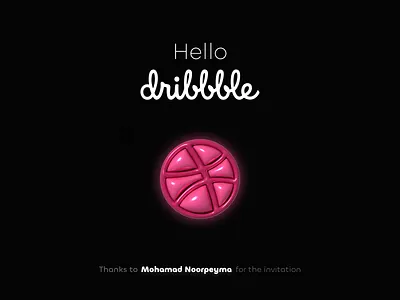 Hello Dribbble firstshot hello hellodribbble