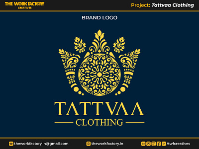 Tattvaa Clothing - Logo Design & Brand Identity branding clothing brand color design fashion graphic design illustration logo logotype style theworkfactory theworkfactory.in theworkfactorycreatives twfcreatives typography vector we evolve