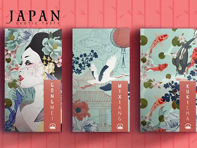 tea-ad-with-watercolour-decoration 3d animation app branding design graphic design illustration logo motion graphics ui vector