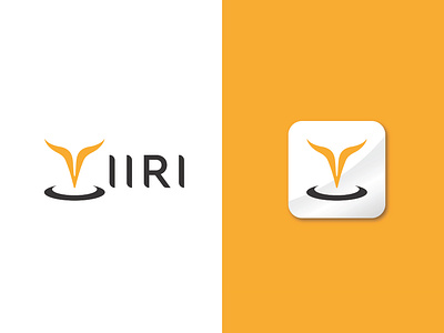 YIIRI app ride logo ride share app tech tech logo web