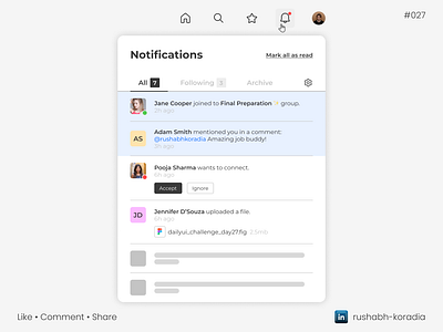 DailyUI 027 - Dropdown 100 days daily ui challenge daily ui challenge dailyui dailyui day 27 dailyui dropdown dailyuichallenge day 27 dailyui day 27 dropdown design design inspiration dropdown ui mobile ui design notification ui rushabh koradia rushabh ui ui ui design ui inspiration ux rushabh web ui design