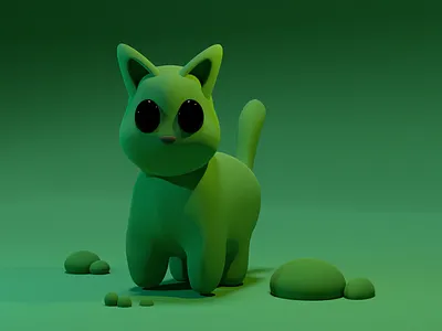 3D CAT DESIGN- MODEL 3d 3d model animation art artist cats graphic design