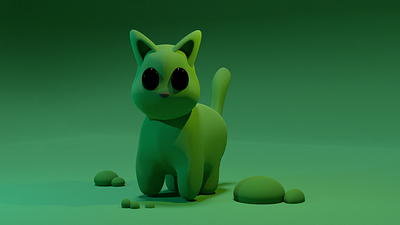 3D CAT DESIGN- MODEL 3d 3d model animation art artist cats graphic design
