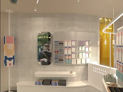 VANESSA BOULTON - RETAIL STORE 3d architecture design desing furniture furnituredesign industrialdesign interiordesign