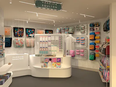 VANESSA BOULTON - RETAIL STORE 3d architecture design desing furniture furnituredesign industrialdesign interiordesign