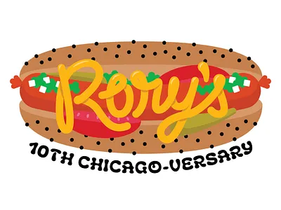 Hotdog Party Invites anniversary cartoon culinary event food hotdog illustration invitation invite restaurant sausage script swag type typography vector