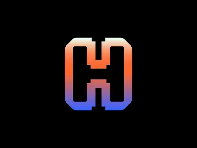 NFT Logo project | Letter H blockchain brand identity branding coin creative crypto ecommerce fintech gradient graphic design h logo letter logo logo design mark monogram nft tech token visual identity