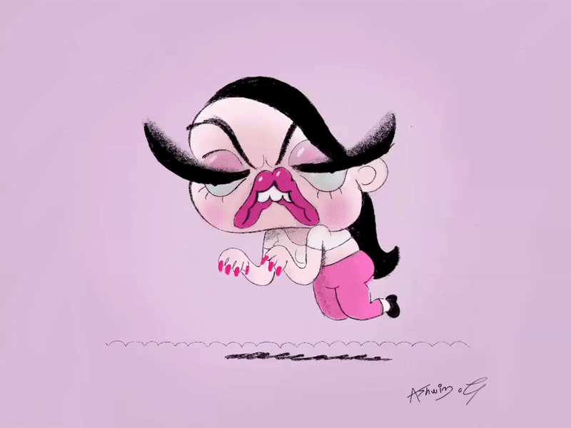 The Alania Animation Sticker animation animationsticker framebyframe animation ghost ghoststicker illustration illustrations interaction design motion design motion graphics roughanimator