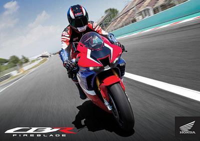 Brochure Design for Honda CBR Fireblade RRR branding brochure design graphic design