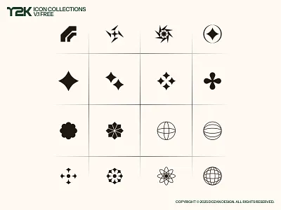 DD® Y2K ICON COLLECTIONS V.1 FREE design free freebies graphic design graphics icon iconography icons illustration logo typography vector y2k