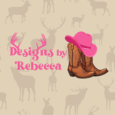 Designs By Rebecca Logo Design branding design graphic design illustration logo typography vector