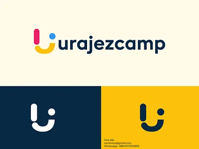 Uj Letter Logo Design asrafuluix branding camp logo design flat icon iconic logo illustration j letter logo letter logo logo logo deisgn minimal modern icon modern logo typography u letter logo uj letter logo ur urajezcamp