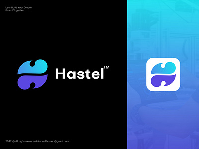 Hastel™ Logo Design a b c d e f g h i j k l m n app icon brand brand identity branding colorful data design fintech identity letter logo logo logo design logos modern logo o p q r s t u v w x y z saas software symbol technology logo