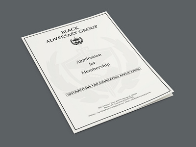 Application Form Design application form branding graphic design print design