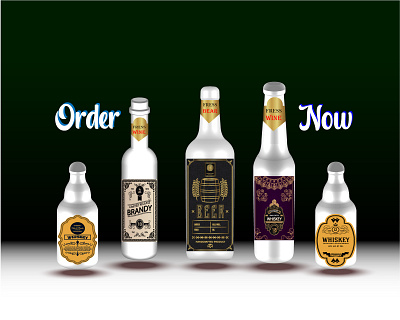 I will design beer, vodka, gin, whiskey, cocktail, cosmetic, sup beer labe branding cocktail cosmetic gin graphic design logo supplement vodka whiskey wine label