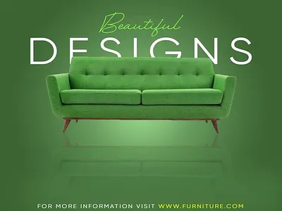 Social Media Post Ads Design ad ad design branding corporate design furniture illustration logo social media typography