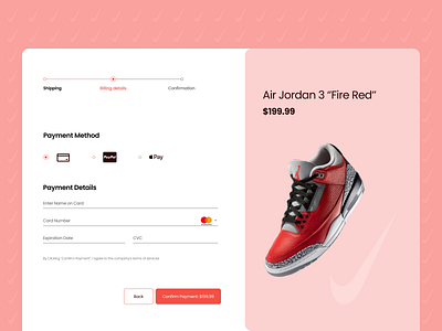 Checkout page design ui