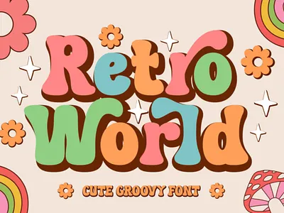 Retro World font spring fonts