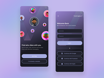 SGA 1.3 Log In Screen Exploration design graphic design product design ui ux