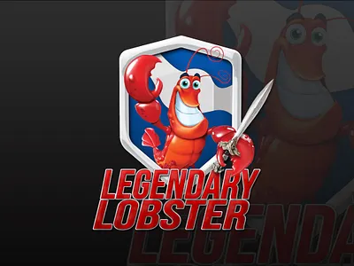 Legendary Lobster graphic design logo
