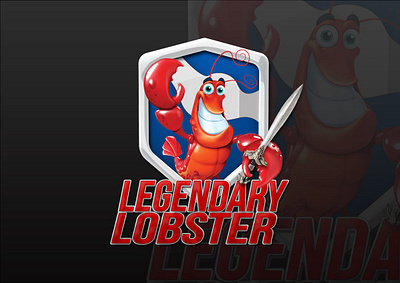 Legendary Lobster graphic design logo
