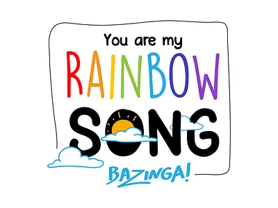Rainbow Song artwork branding design graphic graphic design illustration