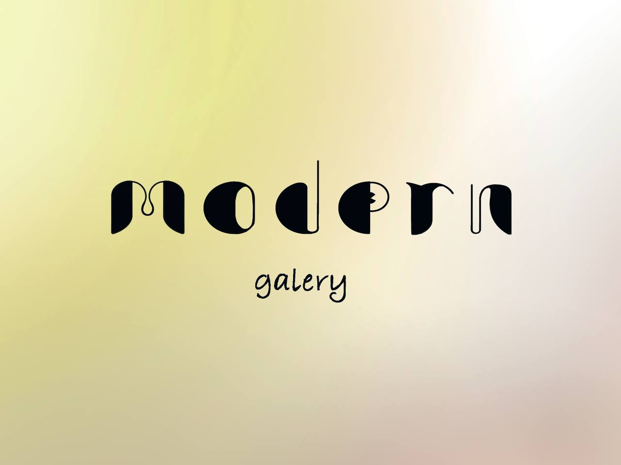 Modern de design graphic design illustration logo typography vector