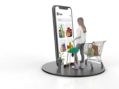 GAPP CO. 3D ILLUSTRATION 3d branding graphic design logo ui