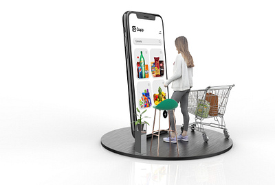 GAPP CO. 3D ILLUSTRATION 3d branding graphic design logo ui