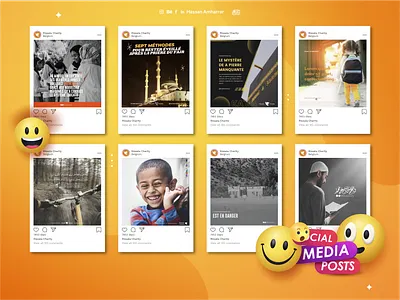 social media posts design | Rissala Charity arabic branding calligraphy and lettering artist create social media posts design design illustration logo social media social media post design ideas social media post design price social media posts design ideas typography ui